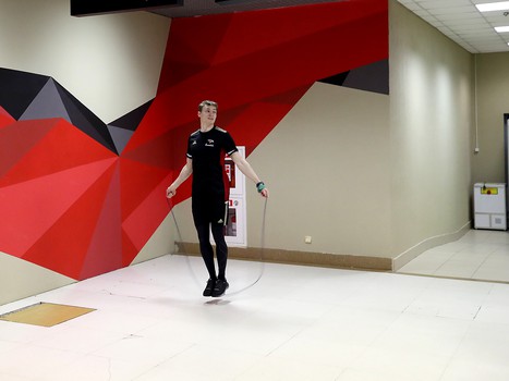 Раскатка «Авангарда» перед матчем с «Нефтехимиком»