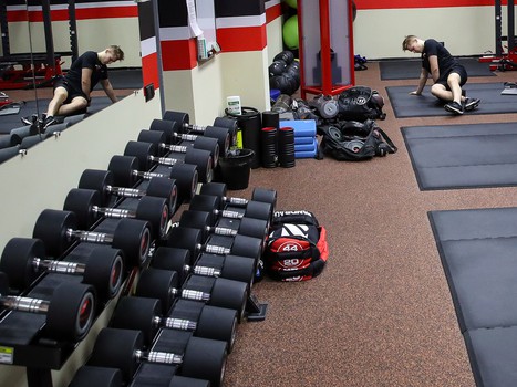 Раскатка «Авангарда» перед матчем с «Торпедо»