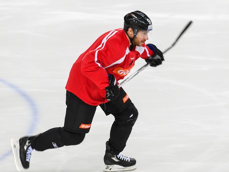 Раскатка "Авангарда" перед матчем с "Северсталью"