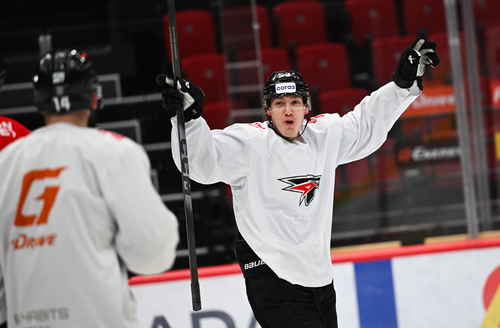 Раскатка «Авангарда» перед матчем с «Торпедо»