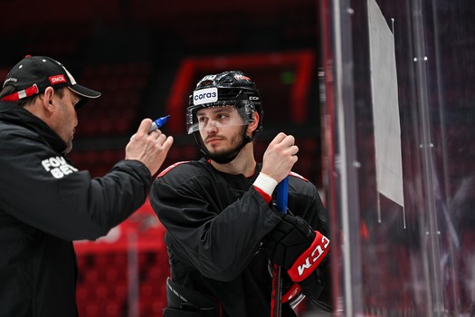 Раскатка «Авангарда» перед четвёртым матчем финала Востока с «Ак Барсом»