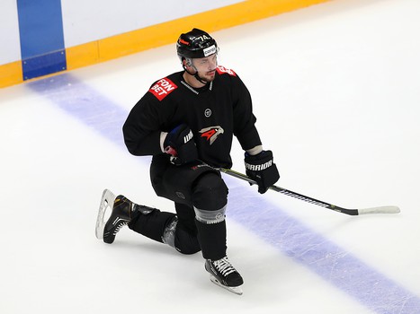 Раскатка «Авангарда» перед матчем с «Магниткой»