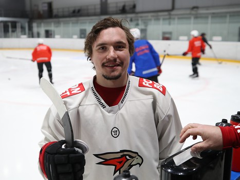 Тренировка «Авангарда» перед первым матчем серии с «Ак Барсом»