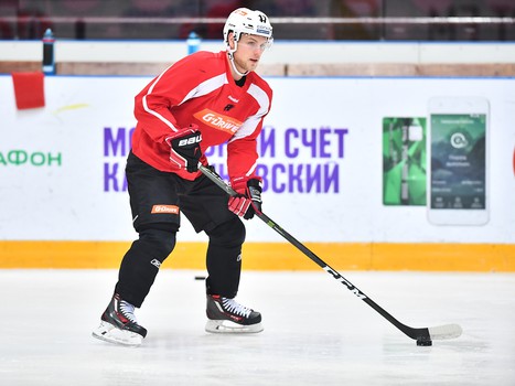 Раскатка "Авангарда" перед выездным матчем с "Металлургом" Нк