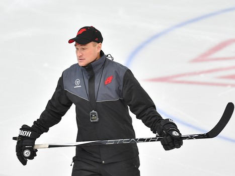 Раскатка "Авангарда" перед выездным матчем с "Металлургом" Мг