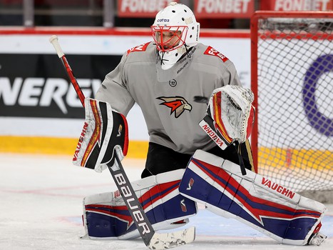 Раскатка «Авангарда» перед матчем с «Автомобилистом»