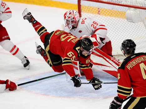 17.02.2022. Товарищеский матч. «Авангард» - «Спартак» 3:5