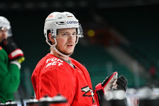 Раскатка «Авангарда» перед первым матчем финала Востока с «Ак Барсом»