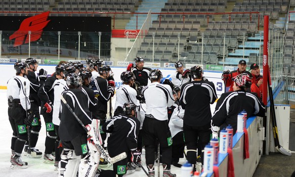 Раскатка "Авангарда" перед матчем с "Югрой" 22 сентября 2013