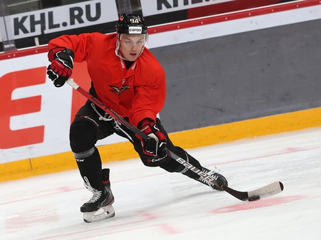 Раскатка «Авангарда» перед матчем против СКА