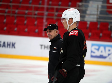 Раскатка «Авангарда» перед выездным матчем с «Автомобилистом»