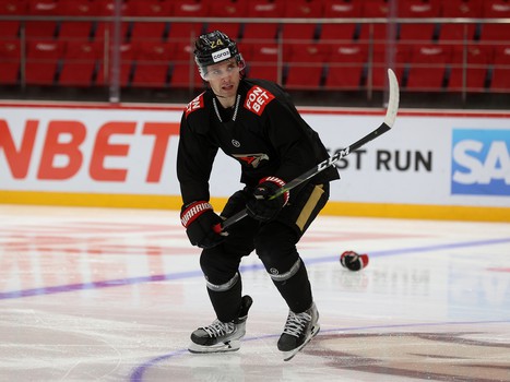 Раскатка «Авангарда» перед матчем с «Сибирью»