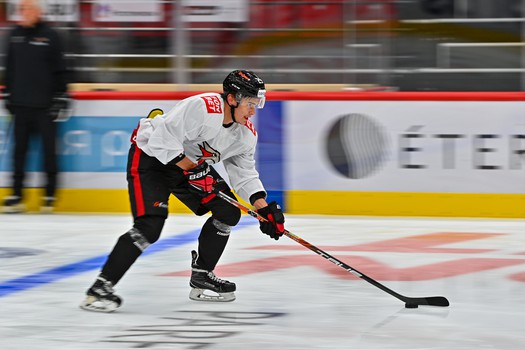 Раскатка «Авангарда» перед матчем с «Металлургом»