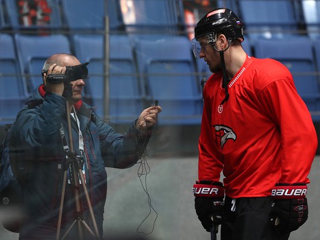 Раскатка «Авангарда» перед матчем с «Магниткой»