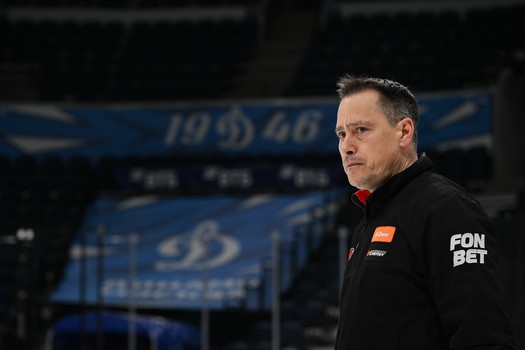 Раскатка «Авангарда» перед выездным матчем с московским «Динамо»