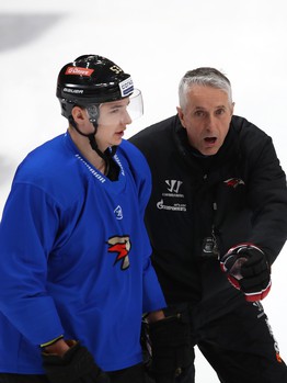 Раскатка «Авангарда» перед матчем с «Трактором»