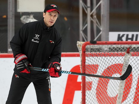 Раскатка «Авангарда» перед матчем с «Адмиралом»