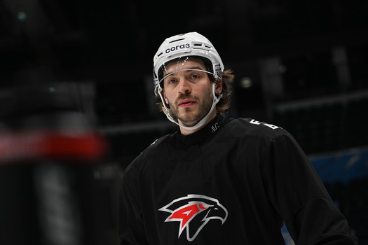 Раскатка «Авангарда» перед выездным матчем с московским «Динамо»