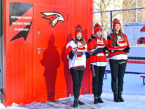 В Омске открыли площадки для занятий хоккеем