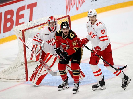 17.02.2022. Товарищеский матч. «Авангард» - «Спартак» 3:5