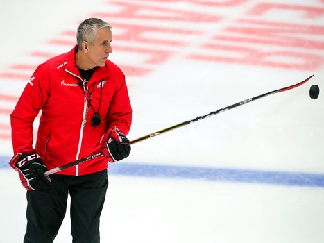 Раскатка «Авангарда» перед матчем с ХК «Сочи»