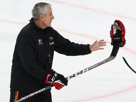 Раскатка «Авангарда» перед матчем с «Автомобилистом»