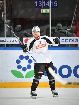 Раскатка "Авангарда" перед выездным матчем с "Северсталью"