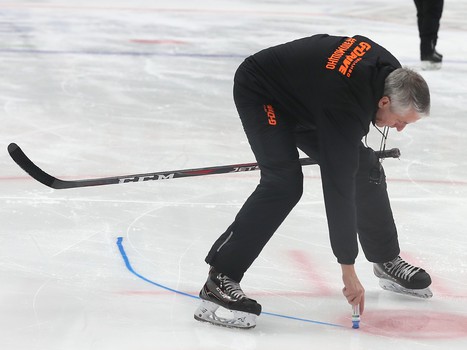 Раскатка «Авангарда» перед матчем с «Барысом»