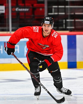 Раскатка «Авангарда» перед матчем с «Сибирью»