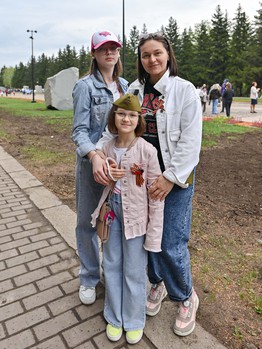 Возложение цветов в Парке Победы