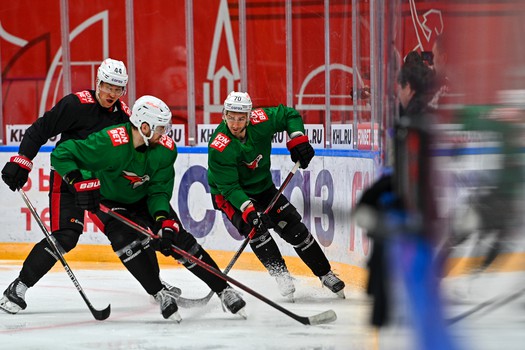 Раскатка «Авангарда» перед выездным матчем со «Спартаком»