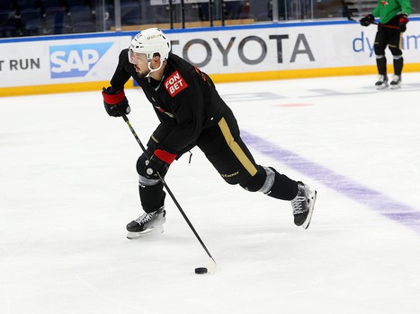 Раскатка «Авангарда» перед выездным матчем с московским «Динамо»