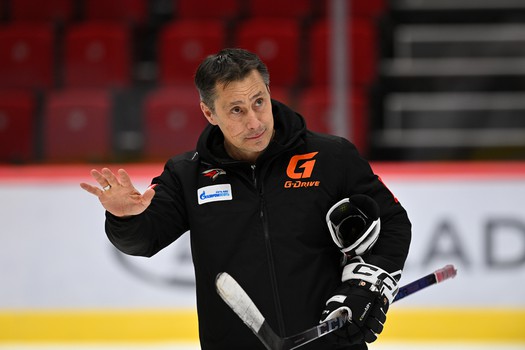 Первая тренировка Владимира Ткачева с основным составом