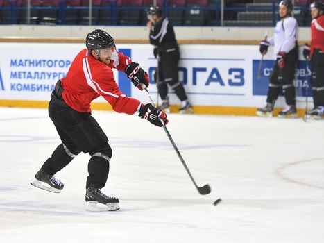 Тренировка в Магнитогорске перед стартом Мемориала Ромазана
