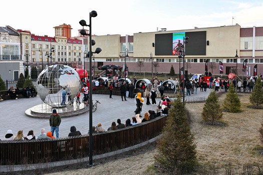 Фан-зона «Авангарда» в Городском саду