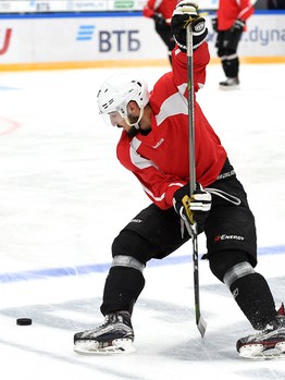 Раскатка "Авангарда" перед выездным матчем с "Динамо" Мск