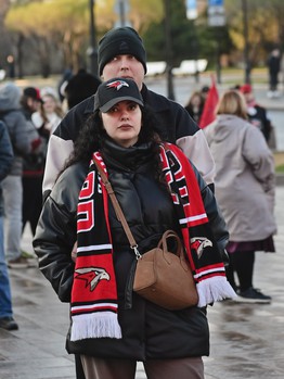 Фан-зона «Авангарда» на Пешеходном Любинском