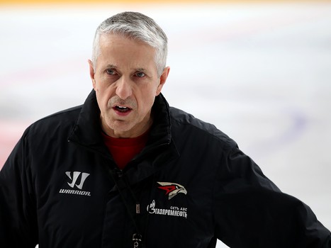 Тренировка «Авангарда» в Екатеринбурге перед третьим матчем серии с «Автомобилистом»