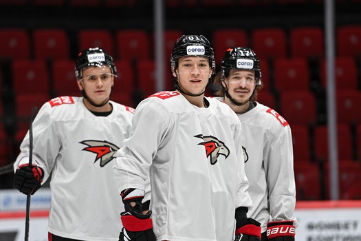 Раскатка «Авангарда» перед матчем с «Салаватом Юлаевым»