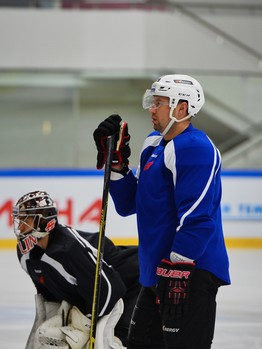 Раскатка "Авангарда" в Астане перед игрой с "Барысом"