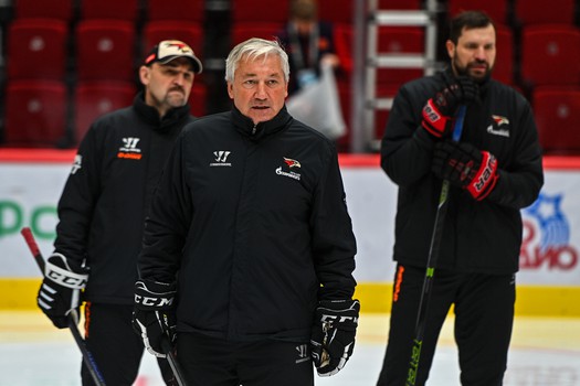 Раскатка «Авангарда» перед матчем с «Сибирью»