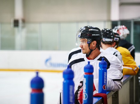 10.07.2015. Ледовая тренировка "Авангарда"