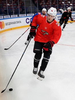 Тренировка «Авангарда» перед шестым матчем серии с «Металлургом»