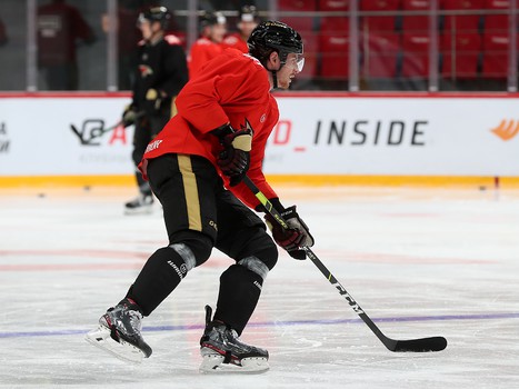 Раскатка «Авангарда» перед матчем с «Амуром»