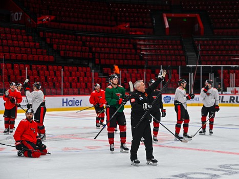 Открытая тренировка «Авангарда» перед плей-офф