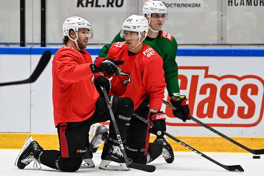 Тренировка «Авангарда» в Хабаровске