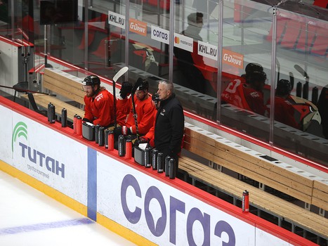 Тренировка «Авангарда» в Балашихе