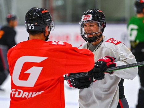 Тренировка «Авангарда» в ДХЦ