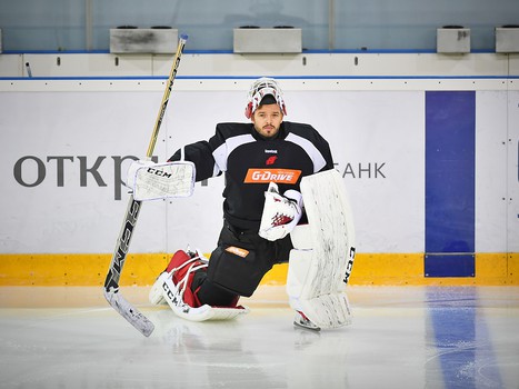 Раскатка "Авангарда" перед выездным матчем с "Югрой"