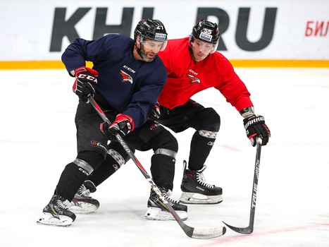 Открытая тренировка «Авангарда» для СМИ